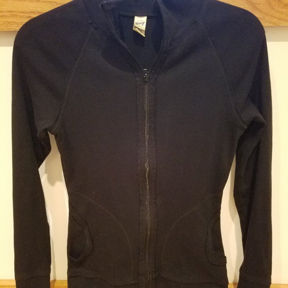 Black Zipper Jacket Small - Picture 1 of 4